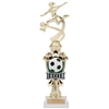 Female Motion Soccer Trophy<BR> 14 Inches