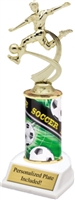 Male Soccer Theme Trophy<BR> 10 Inches