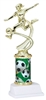 Female Soccer<BR> Theme Trophy<BR> 10 Inches