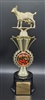 Chili Cook Off Logo #1 <BR> GOAT Trophy<BR> 12.5 Inches