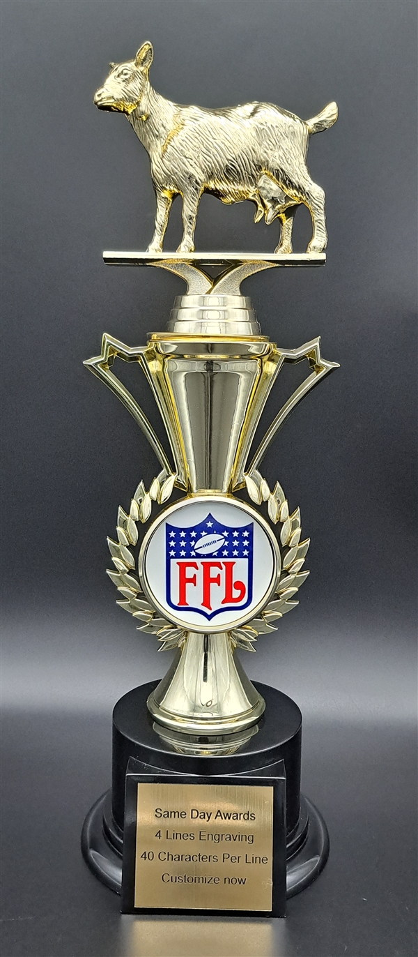 FFL<BR> G.O.A.T Trophy<BR> 12.5 Inches