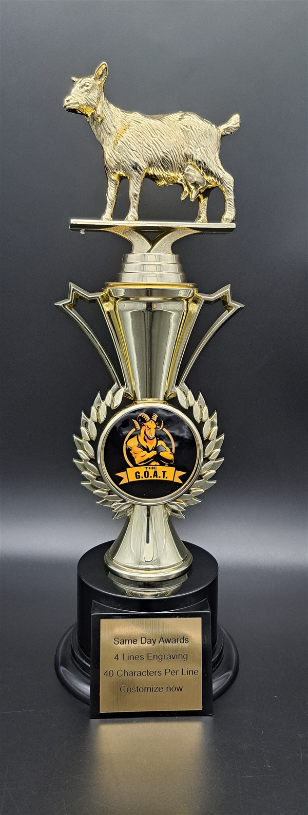 Ultimate <BR> GOAT Trophy<BR> 12.5 Inches