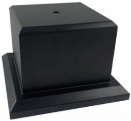 Perpetual Premium Ebony Base <BR> 16 or 24 Plates <BR> Black with Silver Engraving
