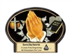 Burst Thru Religion<BR> Wall Plaque or Stand Up Trophy<BR> 7 1/4" x 5"