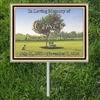 Tree memorial plaque