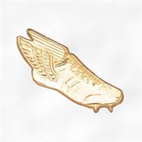 Chenille Pin<BR> Winged Foot