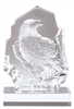 Crystal Eagle Trophy <BR> 7.5 Inches