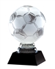 Soccer Ball<BR> Crystal Trophy<BR> 6.5  Inches