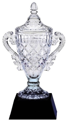 Monte Carlo<BR> Crystal Trophy Cup<BR> 13.25 Inches