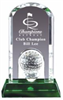 Arch Golf<BR> Crystal Trophy<BR> 7 to 9.25 Inches