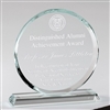 Chatham Round<BR> Premium Crystal Trophy<BR>  5.25 or 6.5 Inches