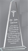 Obelisk<BR> Premium Glass Trophy<BR> 2 Sizes