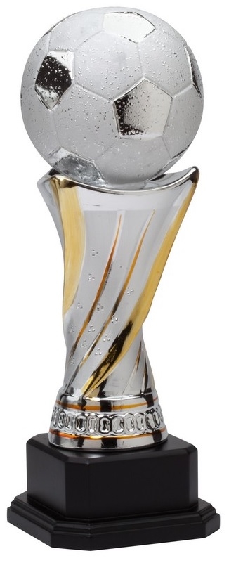 Premium Ceramic<BR> Soccer Trophy<BR> 12.25 Inches