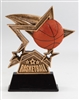 Dynamic Shooting Star<BR> Basketball Trophy<BR> 6.5 Inches