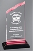Peak Reflection<BR> Red Acrylic Trophy <BR> 7 or 9 Inches