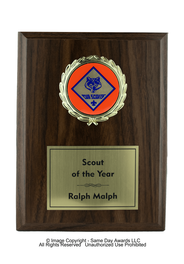Magic Plaque<BR> Cub Scouts<BR> 5x7 to 7x9 Inches