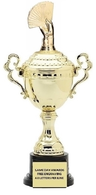 Monaco XL Gold Cup<BR> Bridge Hand Trophy<BR> 13 to 19 Inches