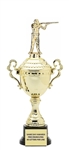 Monaco XL Gold Cup<BR> Male Trap Shooter Trophy<BR> 18.5 Inches