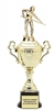 Monaco XL Gold Cup<BR> Male Billiards Trophy<BR> 18.5 Inches
