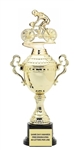 Monaco XL Gold Cup<BR> Female Racing Bike Trophy<BR> 18.5 Inches