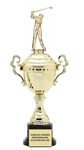 Monaco XL Gold Cup<BR> Male Golf Driver Trophy<BR> 18.5 Inches