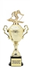 Monaco XL Gold Cup<BR> Male Snow Skiing Trophy<BR> 18.5 Inches