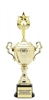 Monaco XL Gold Cup<BR> Female Victory with Star Trophy<BR> 18.5 Inches