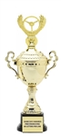 Monaco XLGold Cup<BR> Winged Wheel Trophy<BR> 18.5 Inches