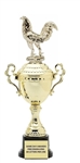 Monaco XL Gold Cup<BR> Rooster Trophy<BR> 18.5 Inches