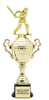 Monaco XLGold Cup<BR> Cricket Action Batsman Trophy<BR> 18.5 Inches