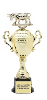 Monaco XL Gold Cup<BR> Raging Bull Trophy<BR> 18.5 Inches