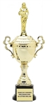 Monaco XLGold Cup<BR> Beauty Queen Trophy<BR> 18.5 Inches