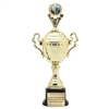 Monaco XL Gold Cup<BR> Art  Trophy<BR> 18.5 Inches