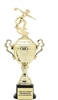 Monaco XL Gold Cup<BR> Female Bowling Trophy<BR> 18.5 Inches
