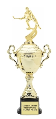 Monaco XL Gold Cup<BR> Male Ice Hockey Trophy<BR> 18.5 Inches