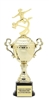 Monaco XL Gold Cup<BR> Female Soccer Trophy<BR> 18.5 Inches