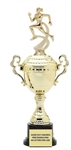 Monaco XL Gold Cup<BR> Motion Female Track Trophy<BR> 18.5 Inches