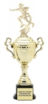 Monaco Gold Cup<BR> Female Flag Football Trophy<BR> 18.5 Inches