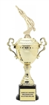 Monaco XL Gold Cup<BR> Male Swimmer Trophy<BR> 18.5 Inches