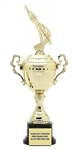 Monaco XL Gold Cup<BR> Motion Female Swimmer Trophy<BR> 13.5 to 17.5 Inches