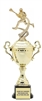 Monaco XL Gold Cup<BR> Male Lacrosse Trophy<BR> 18.5 Inches