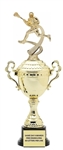 Monaco XL Gold Cup<BR> Male Lacrosse Trophy<BR> 18.5 Inches