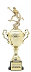 Monaco XL Gold Cup<BR> Female Lacrosse Trophy<BR> 18.5 Inches