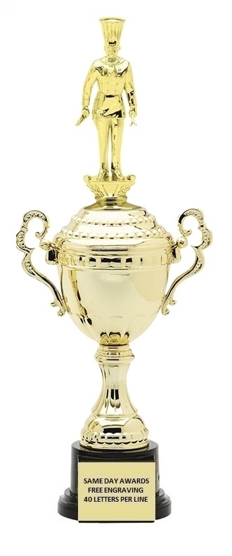 Monaco Gold Cup<BR> Chef Trophy<BR> 13.5-17 Inches