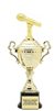 Monaco Gold Cup<BR> Microphone Trophy<BR> 13.5-17 Inches