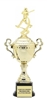 Monaco Gold Cup<BR> Female Motion Softball Trophy<BR> 13.5-17 Inches