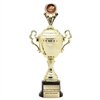 SPECIAL BUY<BR>Monaco Gold Cup<BR> Flame Cornhole Trophy<BR> 13 Inches
