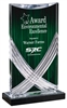 Nile Crossfire<BR> Green Acrylic Trophy<BR> 12 Inch