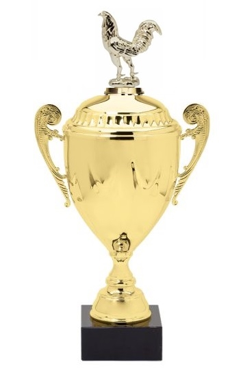 Premium Italian Torneo<BR> Rooster Trophy Cup<BR> 24 Inches