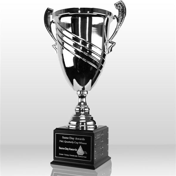 Del Pozzo Perpetual<BR> 26" Silver Trophy Cup<BR>Single /16 / 24 Year